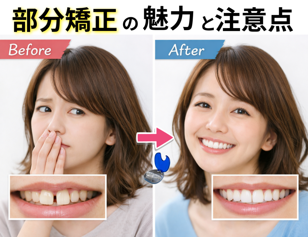 マウスピース部分矯正の魅力と注意点